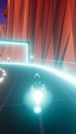 Neon Mirage - Canyon Hover-Bike Grand Prix