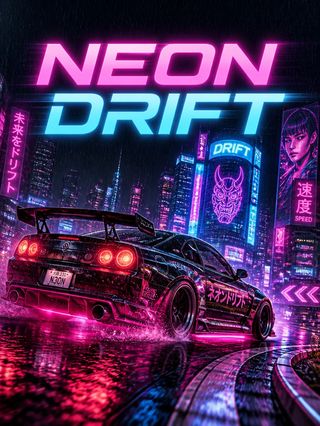 Neon Drift: Rain City