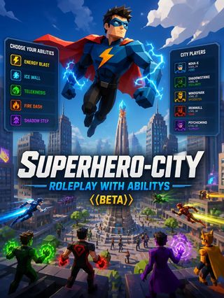 Superhero-city with abilitys (beta)