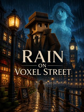 Rain on Voxel Street