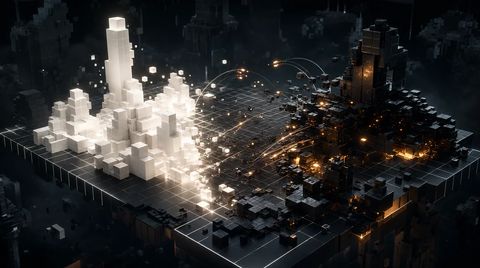 Monochrome Block Wars