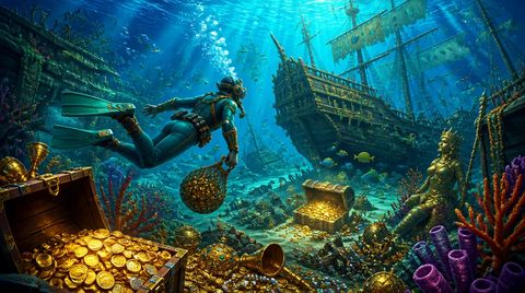 Sunken Goldships