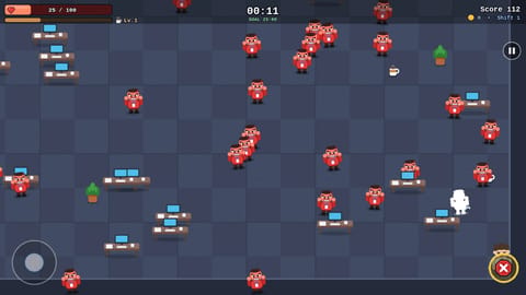 Tired Worker: Office Roguelike