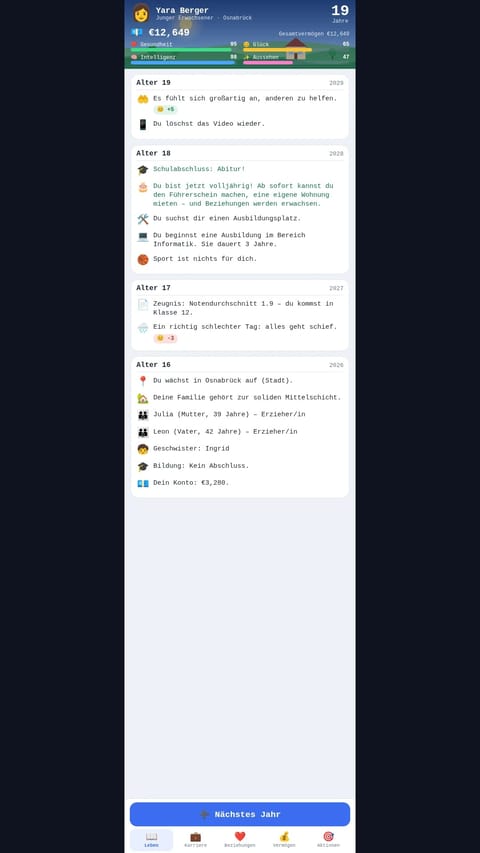 Mein Leben