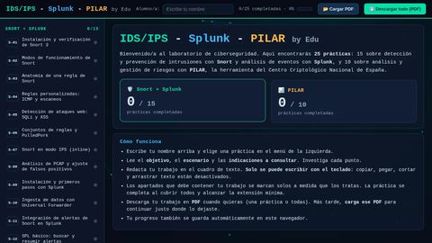 IDS/IPS - Splunk - PILAR by Edu
