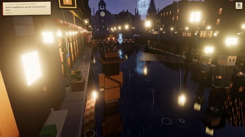 Rain on Voxel Street