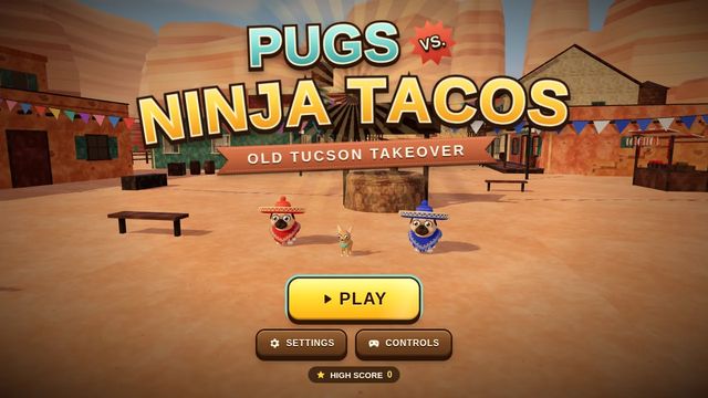 Pugs vs. Ninja Tacos: Old Tucson Takeover